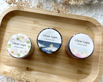 Mind Wave Clear Tape | Mind Wave Canvas Serie Clear Tape für Journals, Scrapbook, Junk Journals | Planer