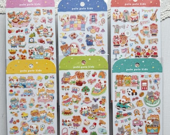 Mind Wave Potepotekiz Stickers | Stickers for Journals, Scrapbook, Junk Journals | Planners