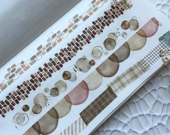 Mind Wave Books Washi Tape for Journals, Scrapbook, Junk Journals, Planners| Maskin Tape