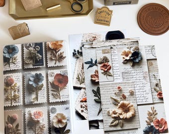 Cubierta de tablero B6S Deco / Impresión de alta calidad en PAPEL FOTOGRÁFICO / Diseñado para usarse dentro de una cubierta transparente / Blooming Days