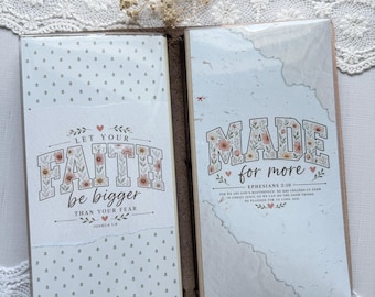 Traveler's Notebook Deco for inside clear cover or Page Marker | Regular TN Printed on PHOTO PAPER | Christian Dashes.
