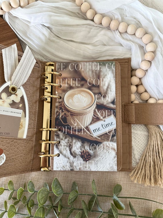 A5 | Personal Size, Coffee | Me Time PRINTED Planner Dashboard | High quality printing on Premium Matte Paper