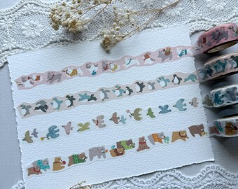 Mind Wave Washi Tape | Mind Wave Masking Tape for Journals, Scrapbook, Junk Journals | Planners