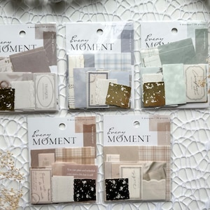 Mind Wave Paper Sticker Bundle, some with foil, for Journals, Scrapbook, Junk Journals, Collage | 9 patterns x 4 each - 36 stickers in total