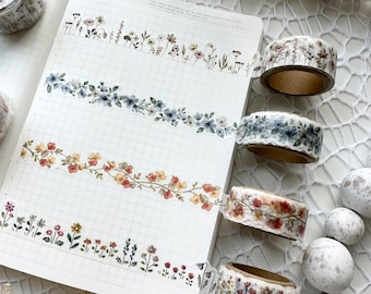 Mind Wave Washi Tape | Mind Wave Masking Tape for Journals, Scrapbook, Junk Journals | Planners