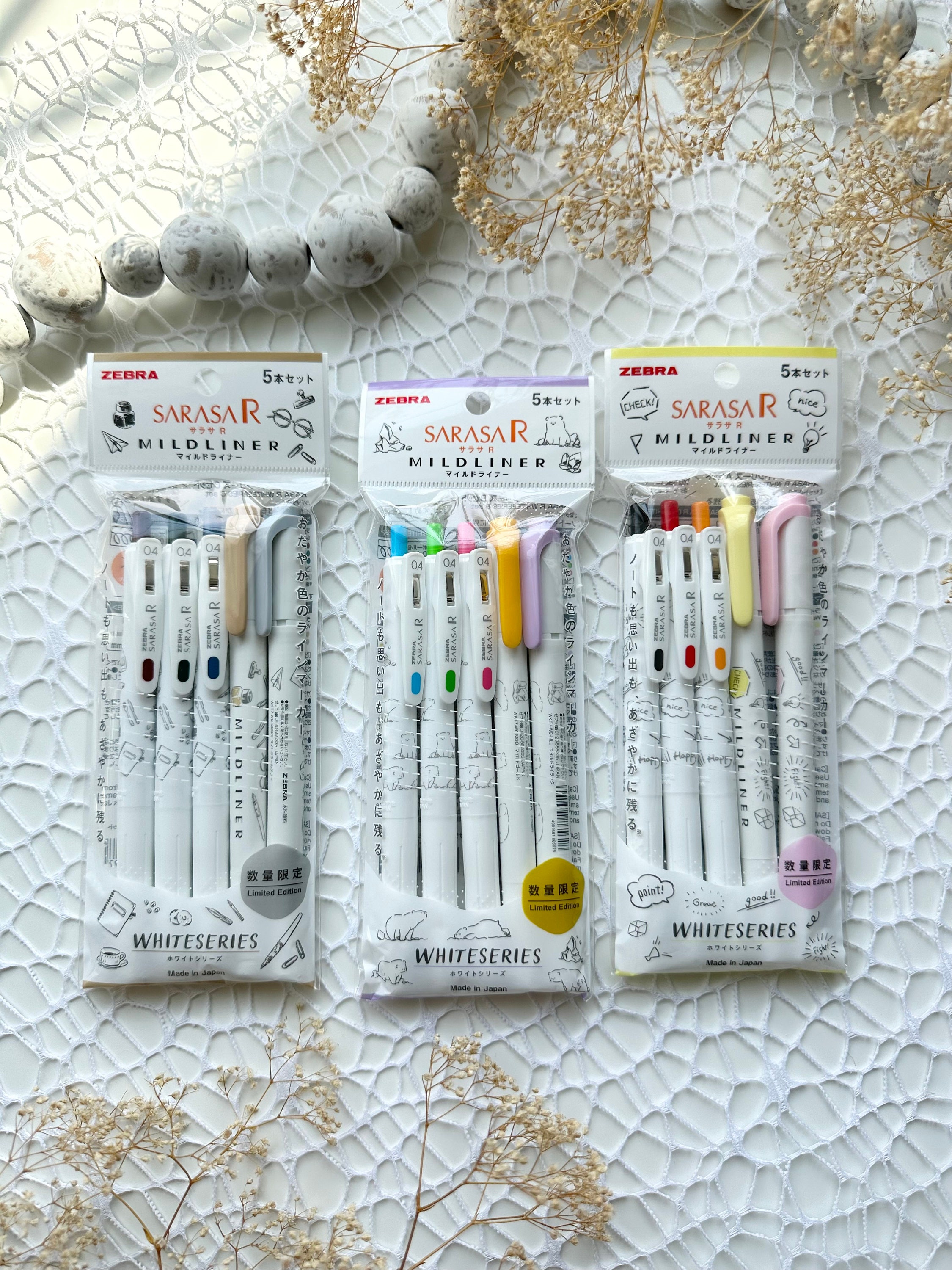 Zebra Clickart Water-based Marker Think Color set of 6 