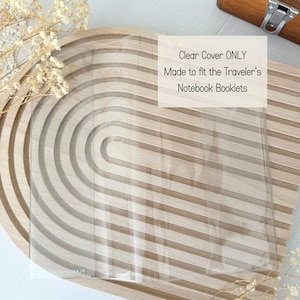 Nur klare Abdeckung | Passend für die Traveler's Company Booklets