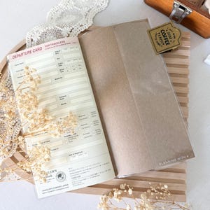 Clear Cover ONLY | Made to fit the Traveler’s Company Booklets. (It does NOT fit PWK Notebook) image 2