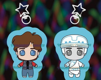 Kevin Flynn Mini TRON 1982 Pillow Keychain