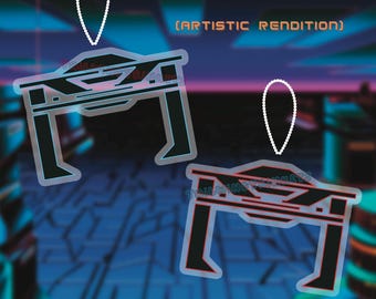 Double Sided Recognizer Ornament TRON Legacy TRON Ares TRON 1982