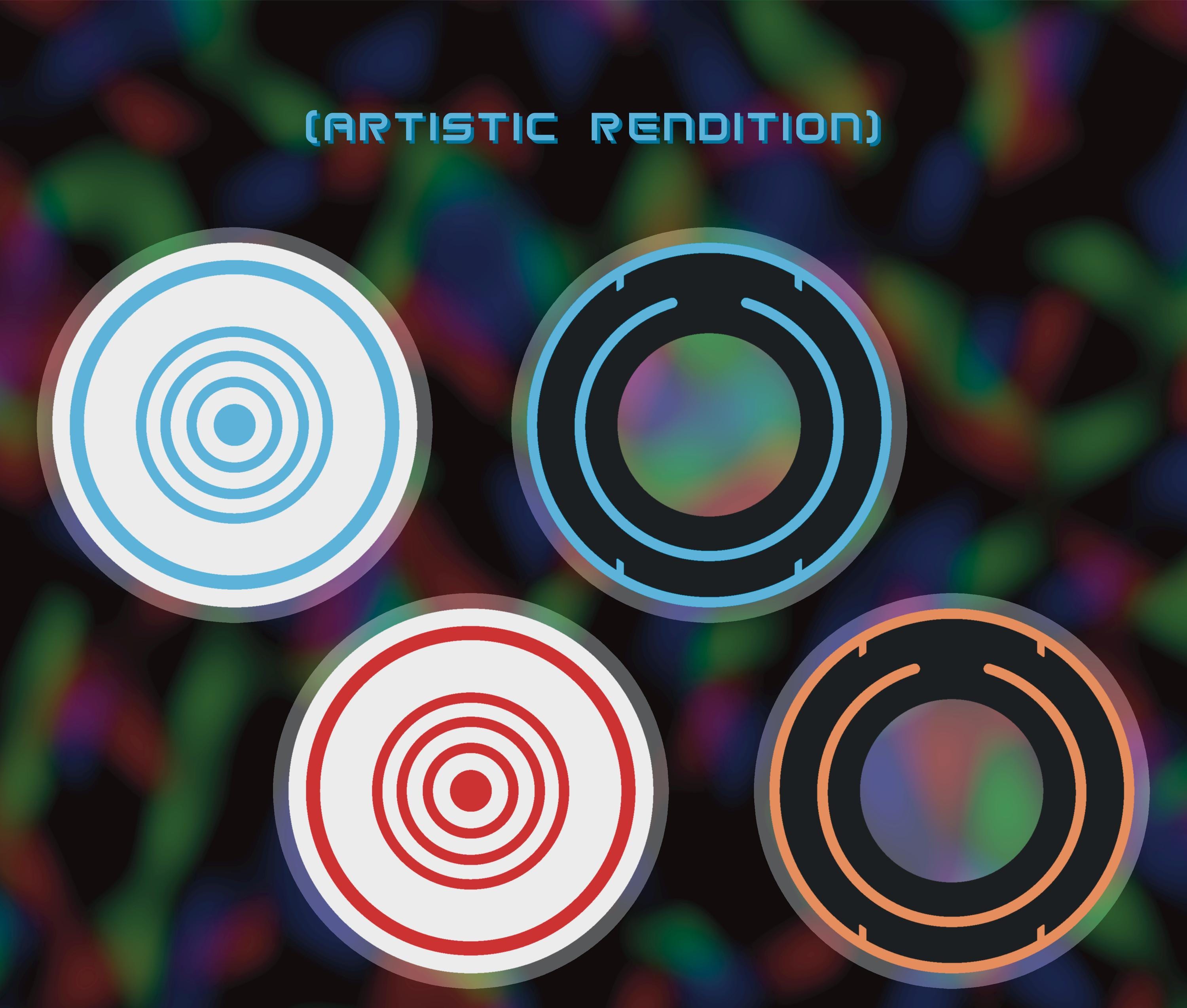 BACKORDER Double Sided Identity Disc Coasters - Etsy