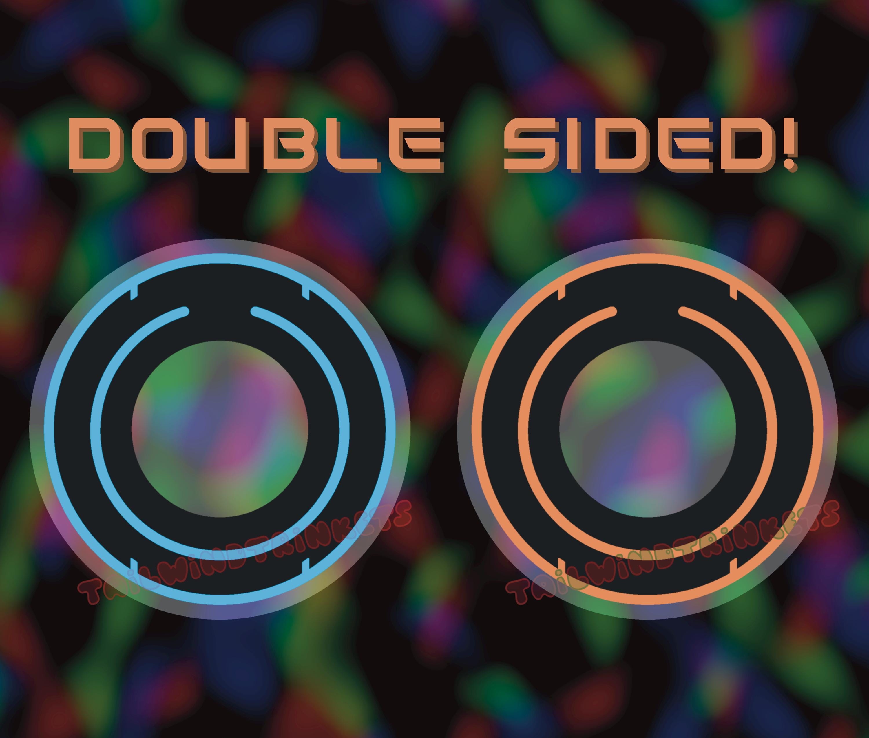 BACKORDER Double Sided Identity Disc Coasters - Etsy