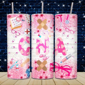 Cna Tumbler Wrap, Cna Tumbler Png, Tumbler Wrap, 20oz Skinny Tumbler, Tumbler Wrap Png, Nurse Tumbler, Sublimation Tumbler, Straight Tumbler