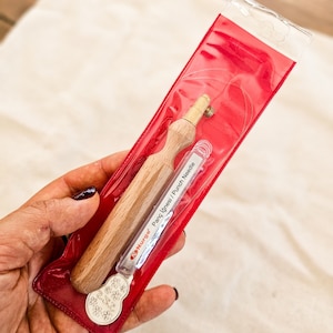 Wood Fine Tip Punch Needle Set, Embroidery Tools for Craft