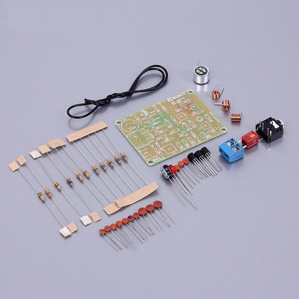 DIY Kit 88-108MHz FM Transmitter Frequency Modulation Wireless Microphone