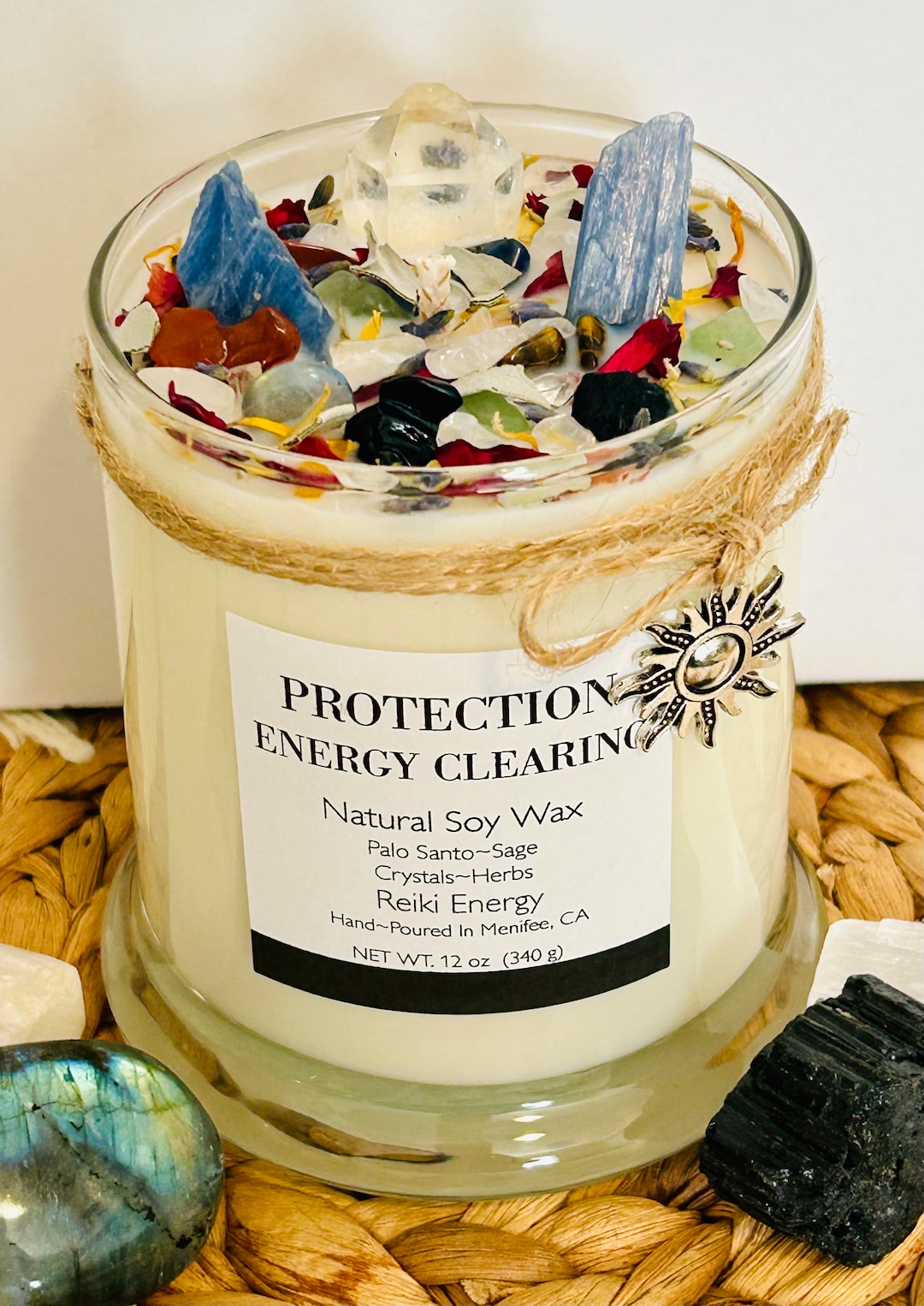 Protection Energy Clearing - Cleansing Natural Soy Wax Essential Oils ...