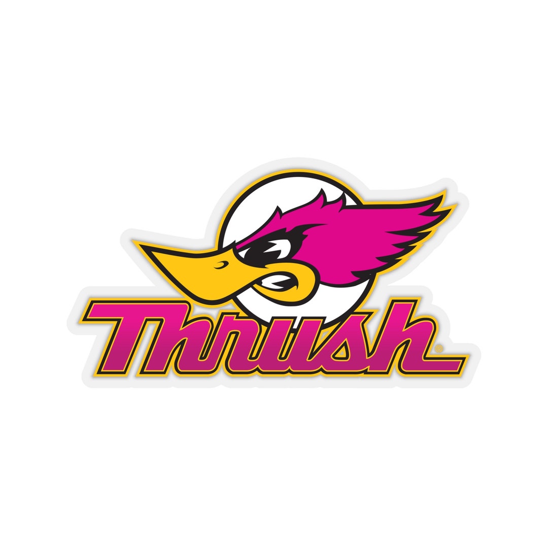 Thrush Exhaust Logo Kisscut Stickers Etsy