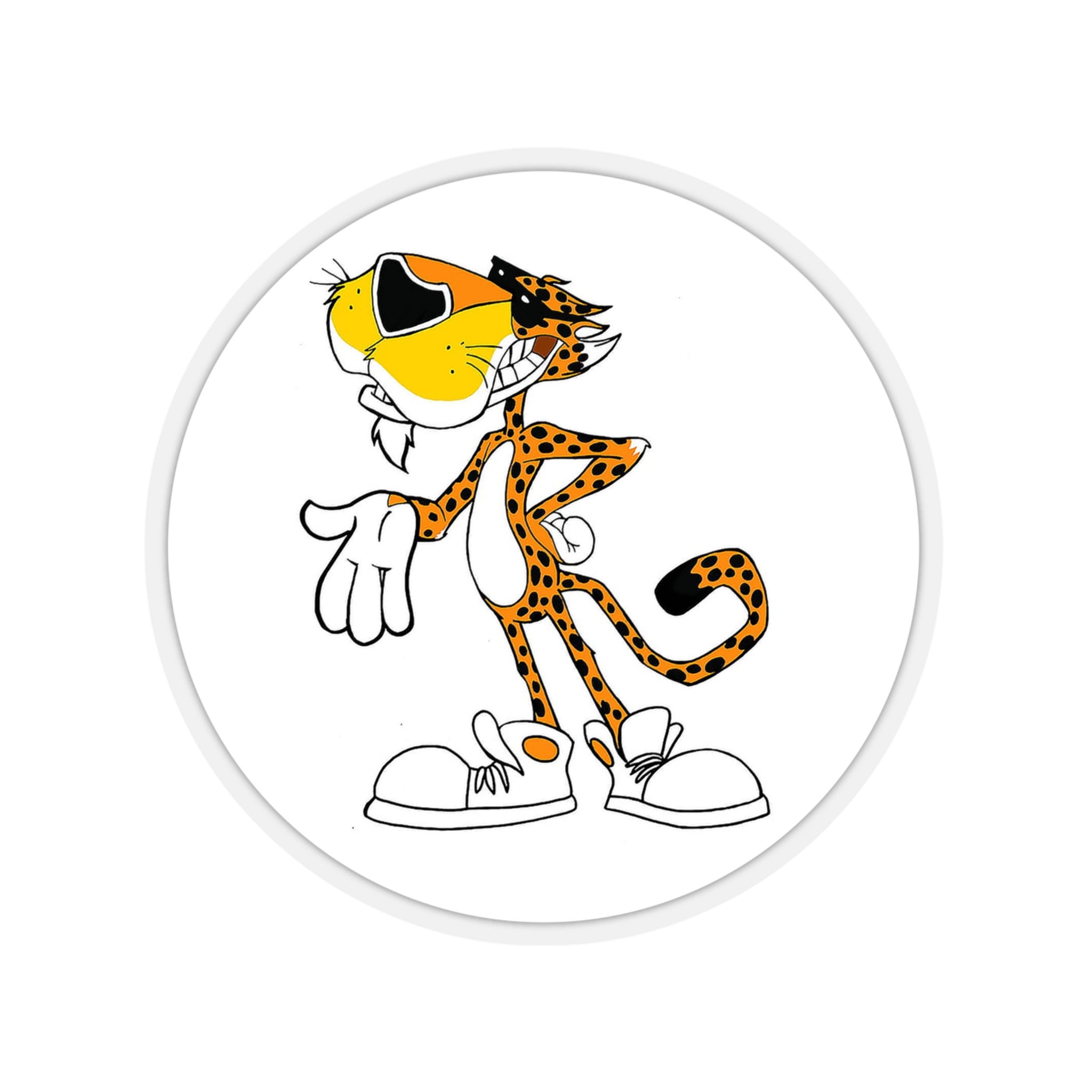 Chester Cheetos Leopard Character Kisscut Stickers Etsy