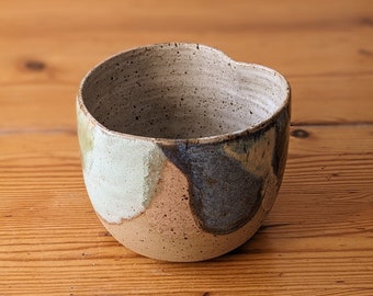 Keramik Herz Schale für Müsli, Ramen, Suppe oder Snacks in multicolor