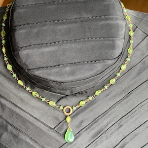 Peridot necklace