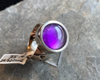 Silberring mit Amethyst