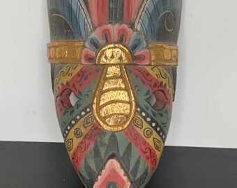 Burmese antique wooden mask
