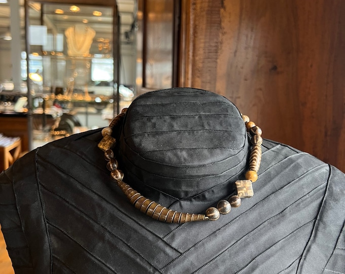 Petrified Wood Necklace Africa Burma