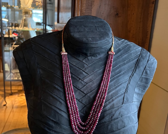 ruby necklace from India