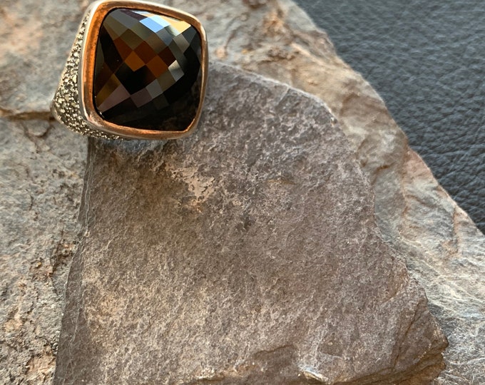 Ring 925 silver with spinel