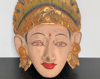 Burmese antique wooden mask