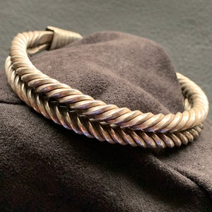 braided silver bracelet