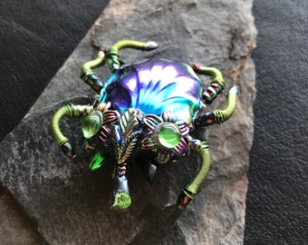 Beetle brooch