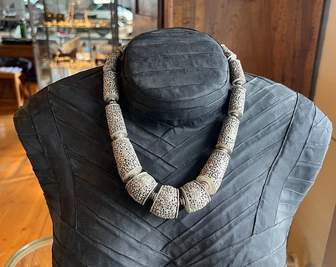 silver chain, handmade