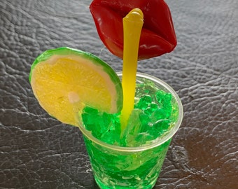 Mojito Cocktail Brooch