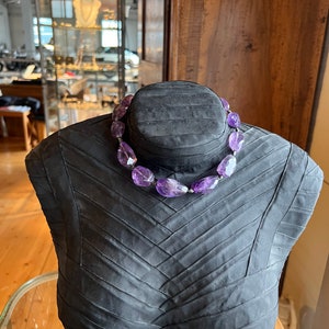 Amethyst necklace with own