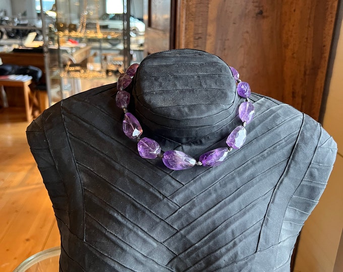 Amethyst necklace with own