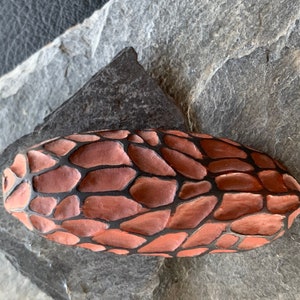 Plastic brooch