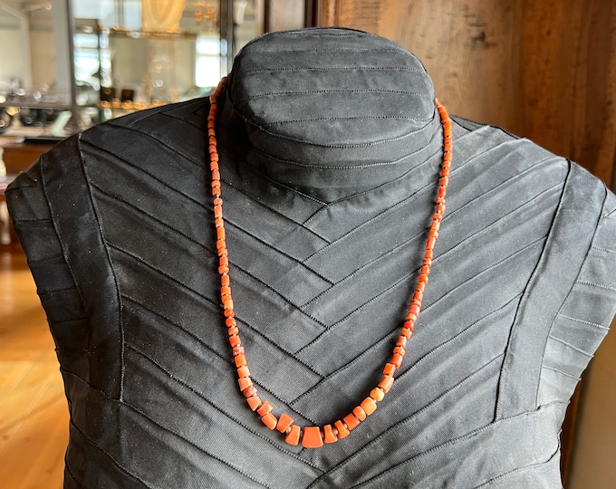 Antique coral necklace
