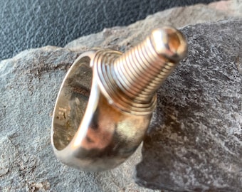 Antique silver ring