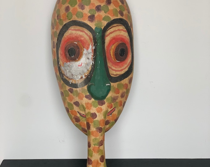 African antique wooden mask