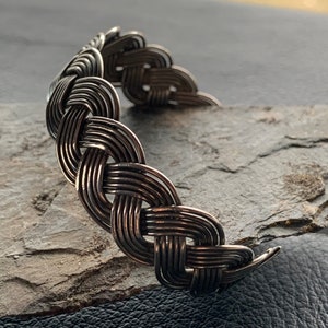 Braided 925 silver bracelet