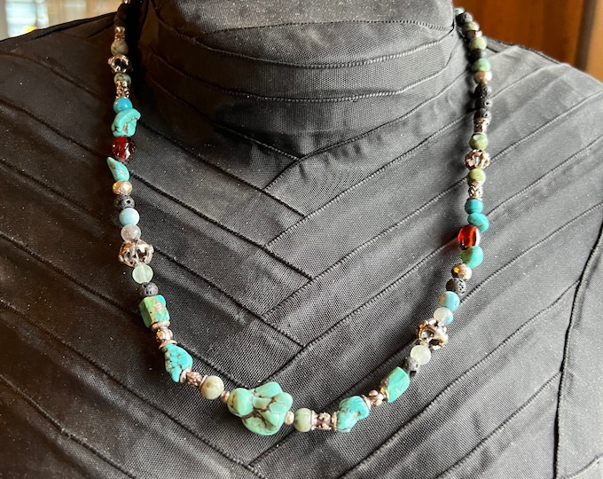 Elfkraft necklace with turquoise