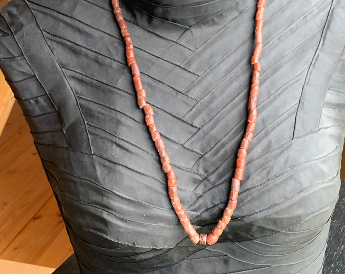 Carnelian strand without clasp antique