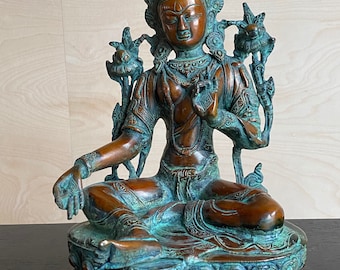Bronze sculpture / Tara antique