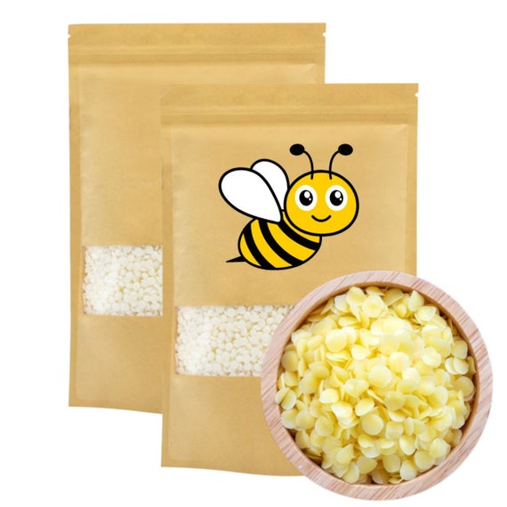 Organic Yellow Beeswax Pellets Bees Wax Wrap, Candle, Soap Lip