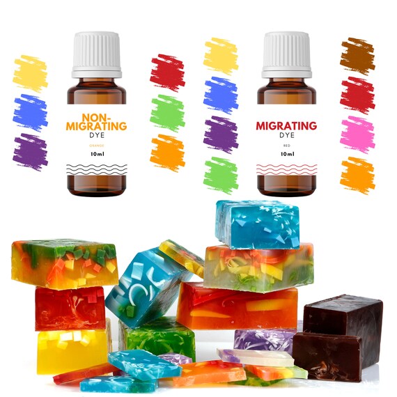 Colorants Pour Savon Liquide Pour Savons Fondus Et Coulés, Bombes De Bain,  Savons Faits à La Main, Colorants, Colorants Non Migrateurs,