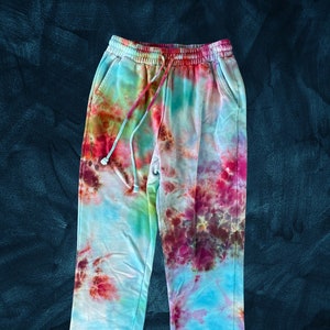 Pink Dyed Joggers Etsy
