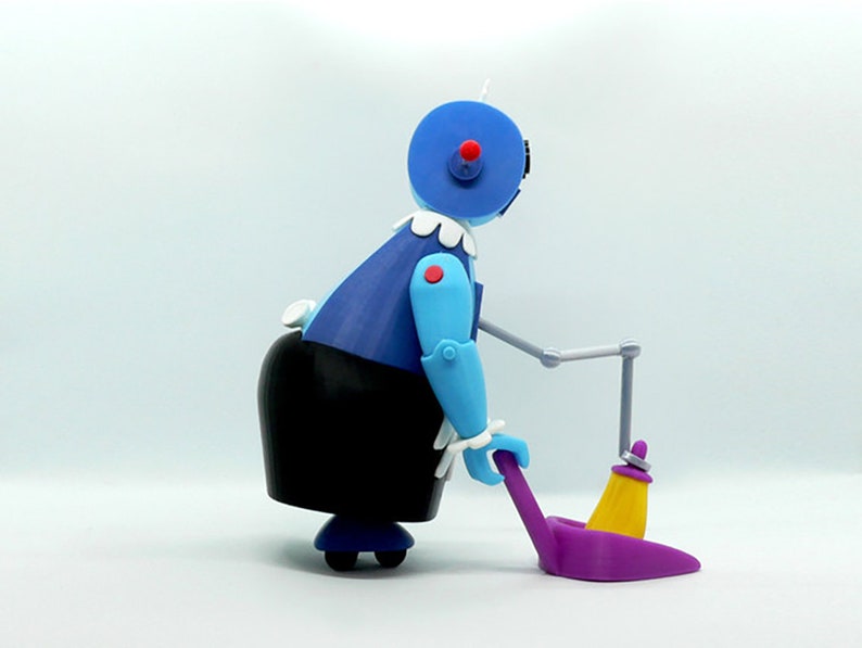 The Jetsons Rosie Character Robot House Cleaner Cartoon Etsy