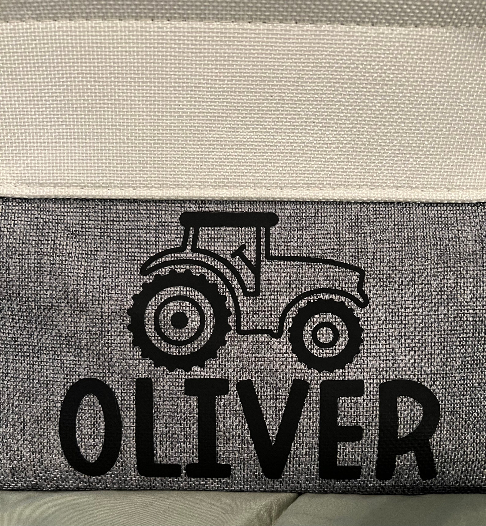 Personalized Fabric Basket Kids Personalized Toy Basket Etsy