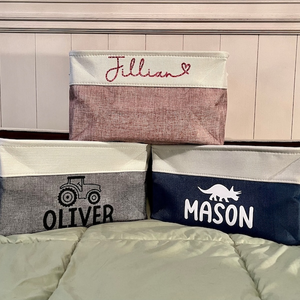 Personalised Toy Box Fabric Etsy UK